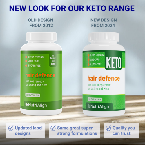 New Look Keto Range Hair Defence